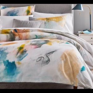 West Elm twin duvet cover + insert